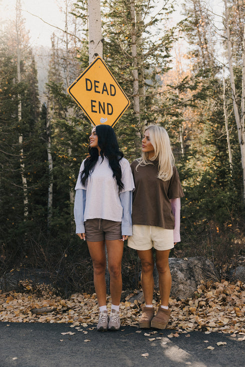 Cabin Club Top // Chocolate